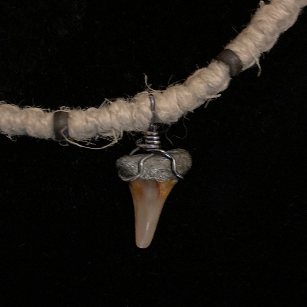 3/$20 Handmade sharks tooth necklace